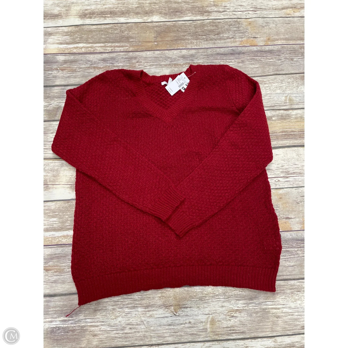 Sweater By Maurices In Maroon, Size: Xs