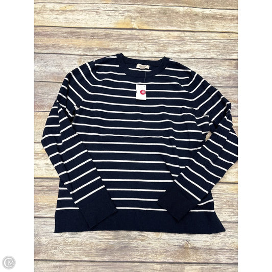Sweater By Style And Company In Blue & White, Size: M