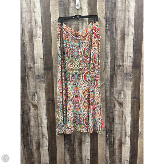 Skirt Maxi By Cato In Multi-colored, Size: 1x