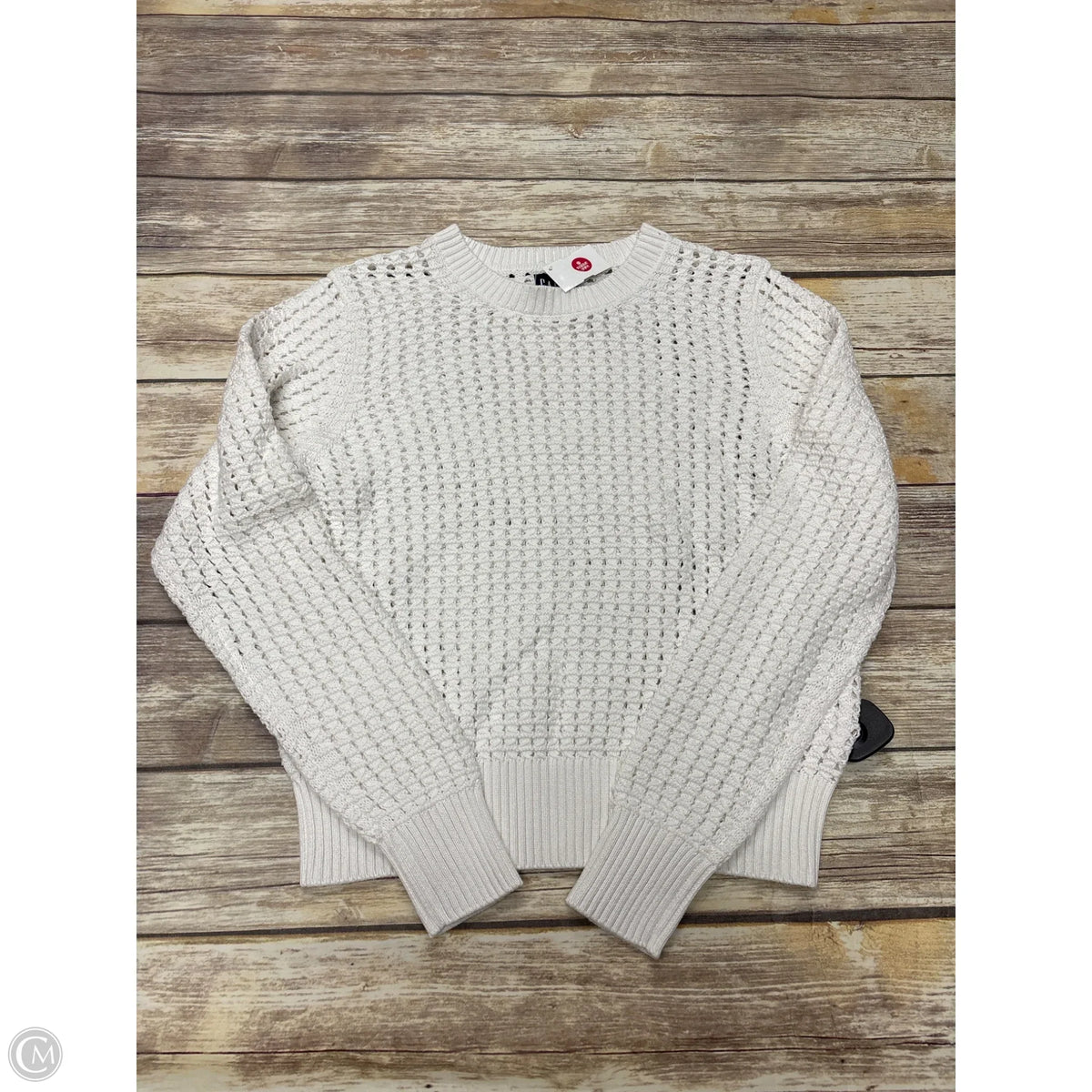 Sweater By Gap In White, Size: M