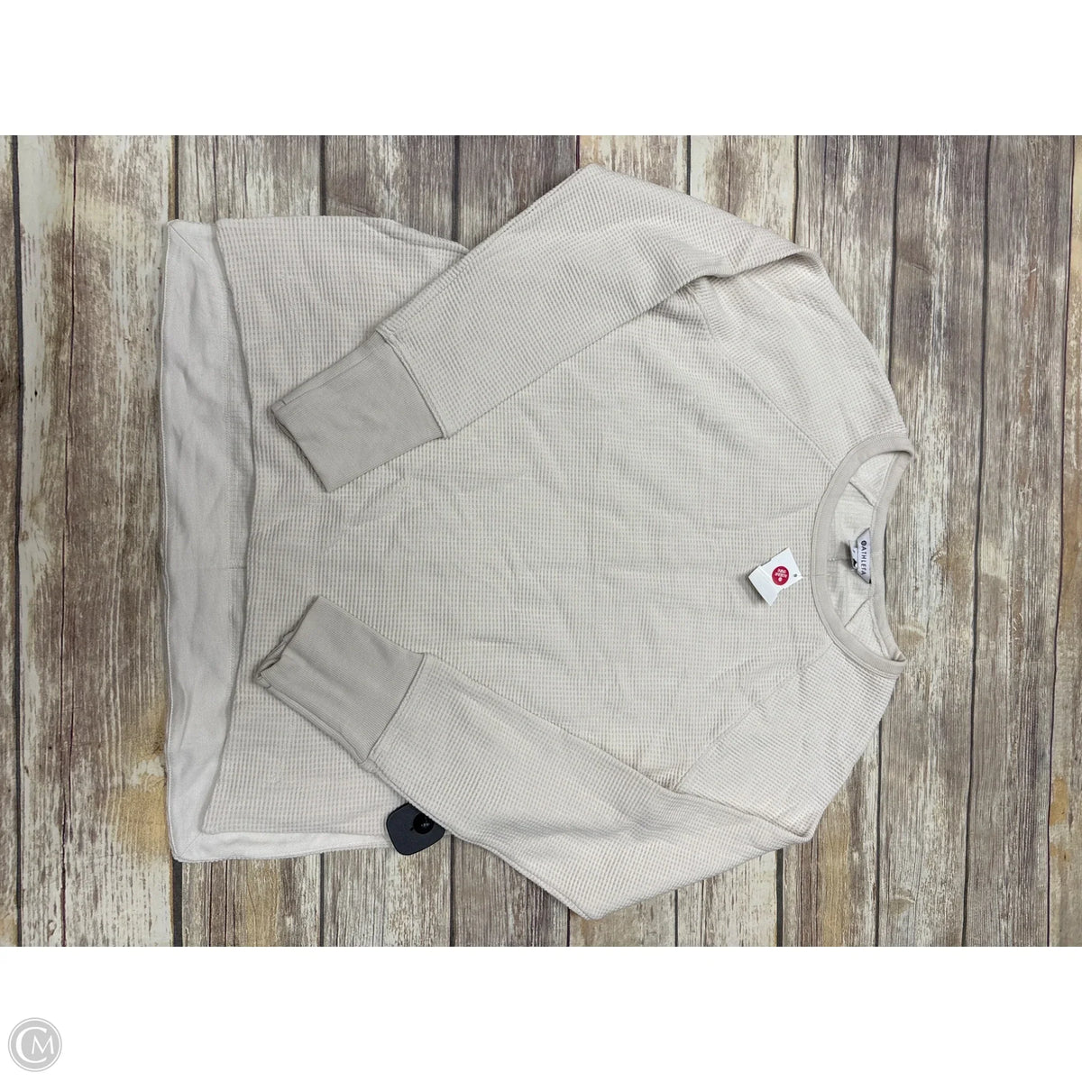 Athletic Sweatshirt Collar By Athleta In Cream, Size: S
