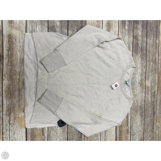 Athletic Sweatshirt Collar By Athleta In Cream, Size: S