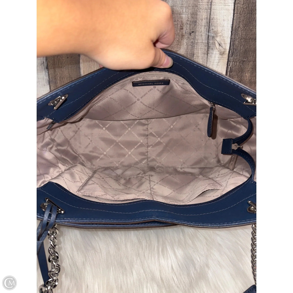 Handbag Designer By Michael Kors, Size: Large