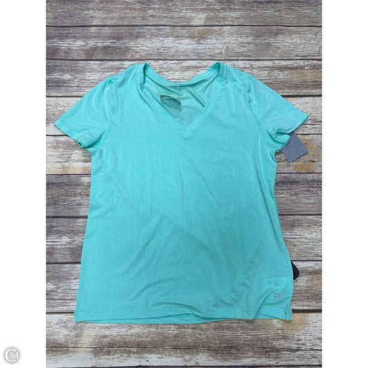 Athletic Top Short Sleeve By Gapfit In Green, Size: L
