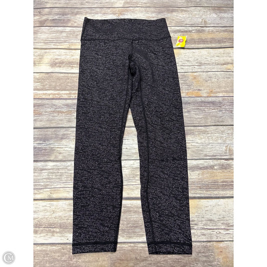 Athletic Leggings By Lululemon In Black, Size: 8