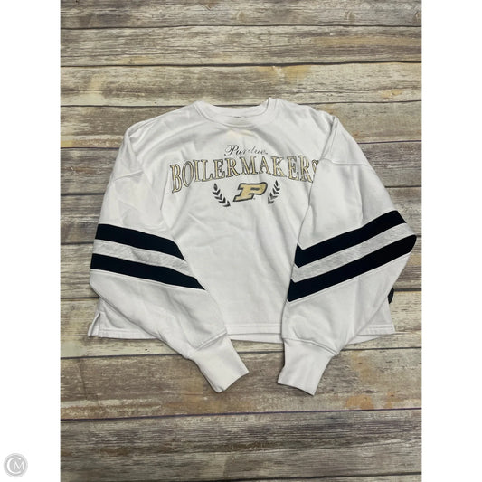 Sweatshirt Crewneck By Cme In White, Size: S