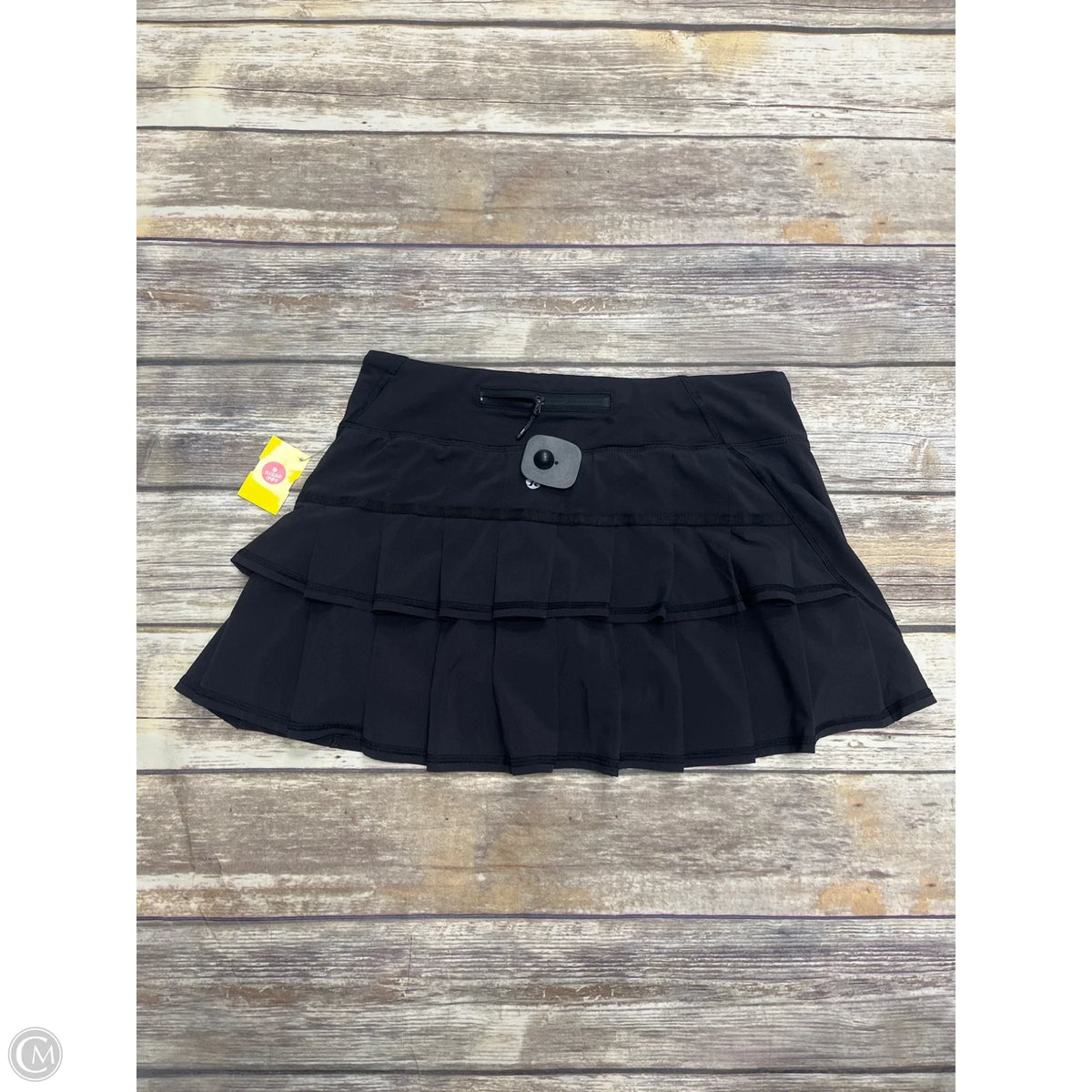 Athletic Skort By Lululemon In Black, Size: 6