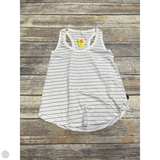 Athletic Tank Top By Lululemon In White, Size: 6
