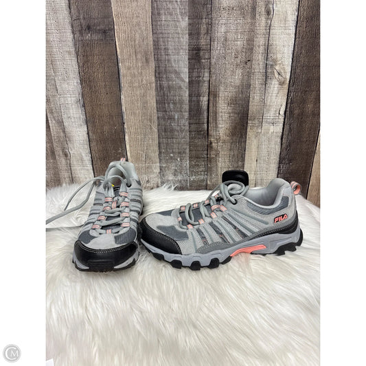 Shoes Athletic By Fila In Grey, Size: 8