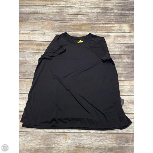 Athletic Top Short Sleeve By Tek Gear In Black, Size: Xxl
