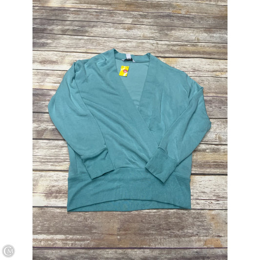 Athletic Top Long Sleeve Crewneck By Athleta In Green, Size: Xs