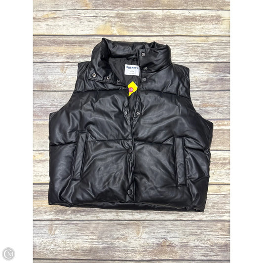 Vest Puffer & Quilted By Old Navy In Black, Size: S
