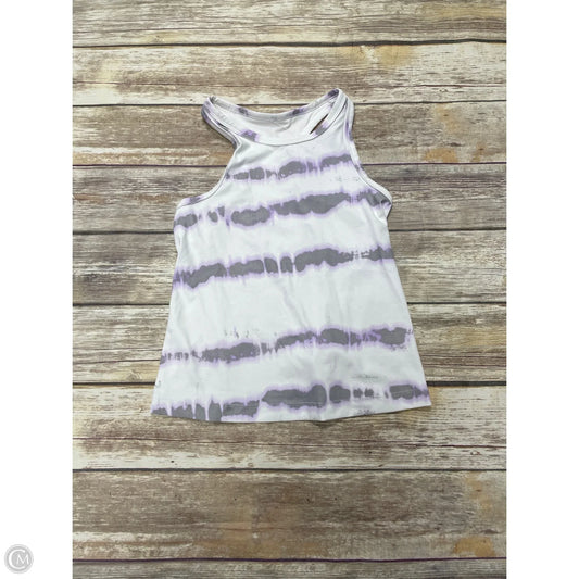 Athletic Tank Top By Lululemon In Tie Dye Print, Size: S