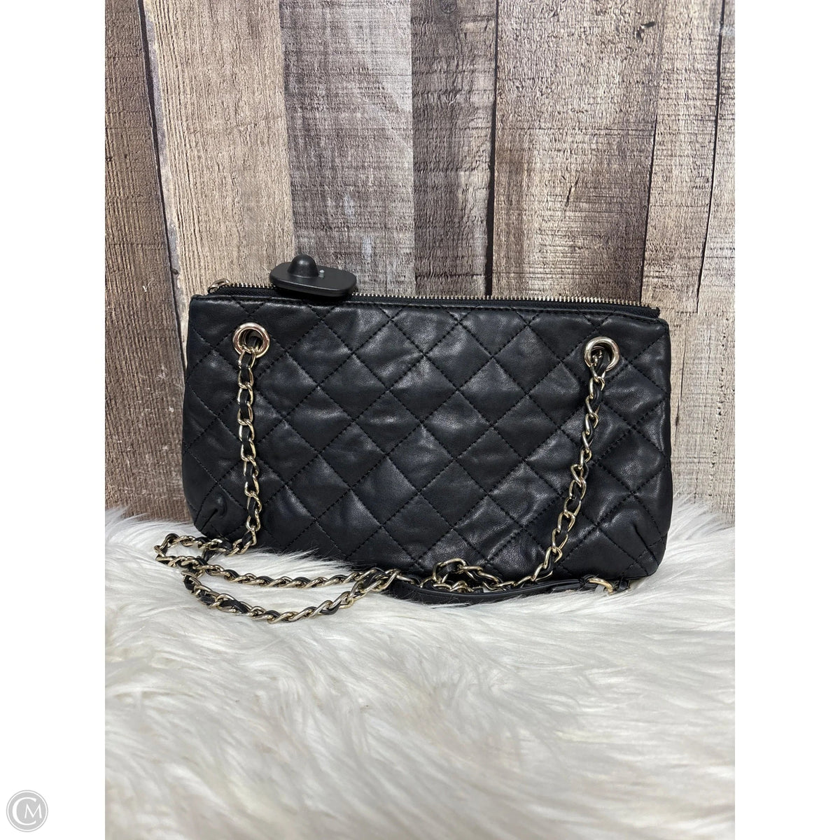 Crossbody Leather By Dkny, Size: Small