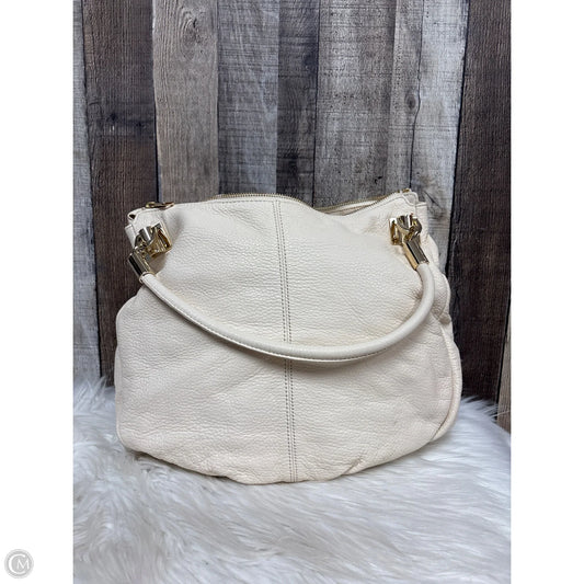 Handbag Leather By Dkny, Size: Large