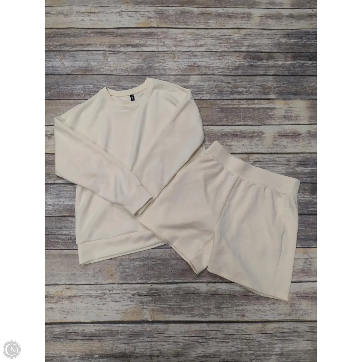 Shorts Set By Cme In Yellow, Size: S