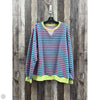 Sweatshirt Crewneck By Cme In Striped Pattern, Size: L