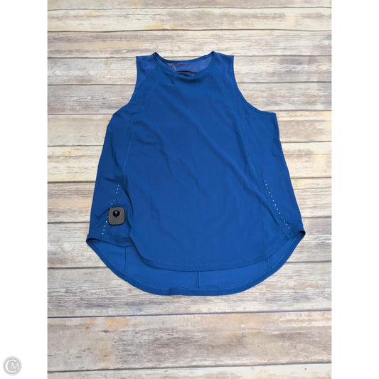 Athletic Tank Top By Lululemon In Blue, Size: Xl