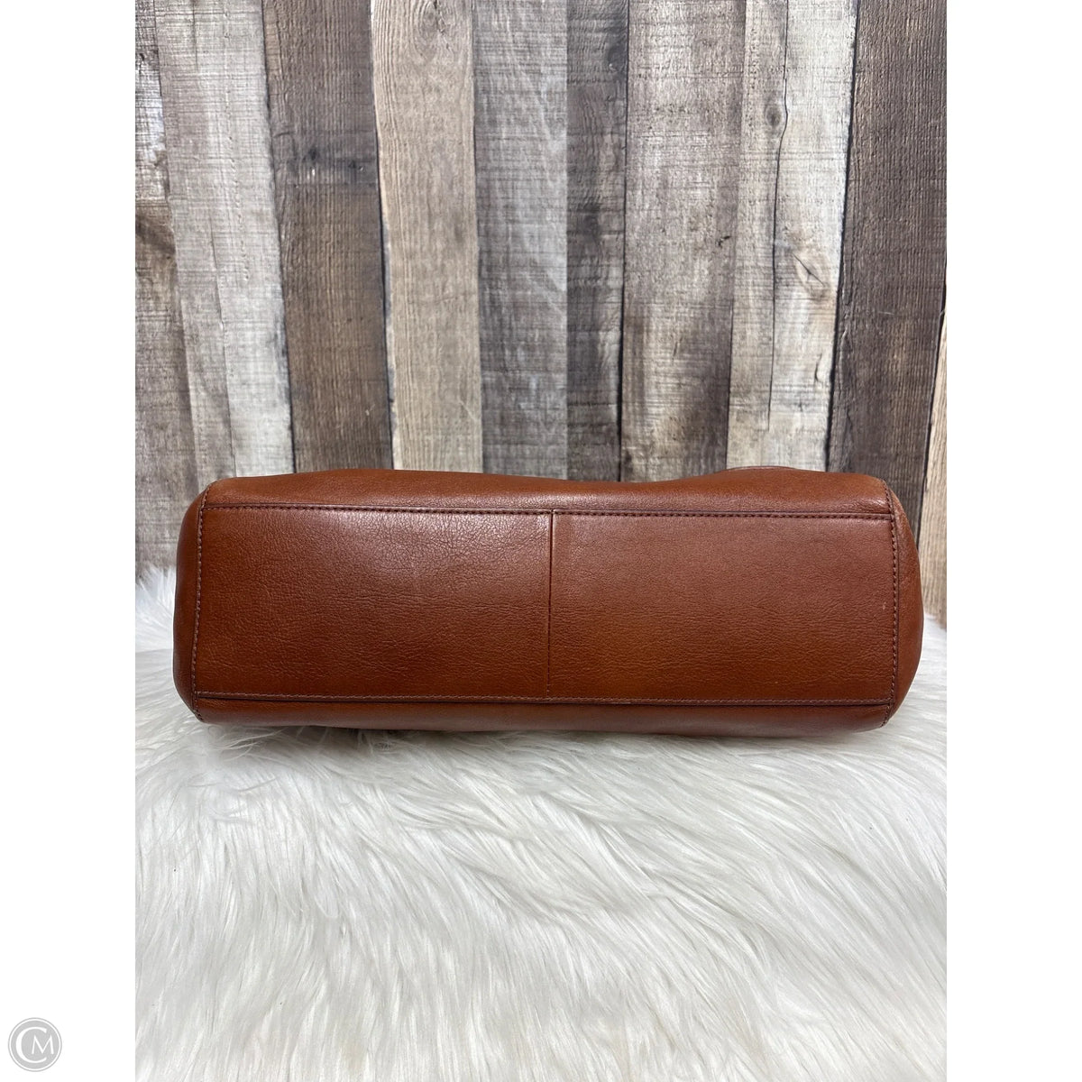 Tote Leather By Fossil, Size: Large