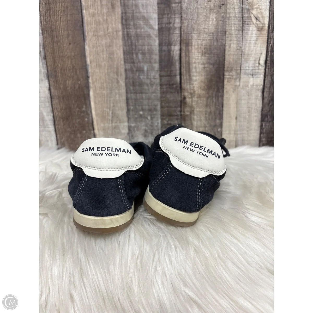 Shoes Sneakers By Sam Edelman In Blue & White, Size: 9