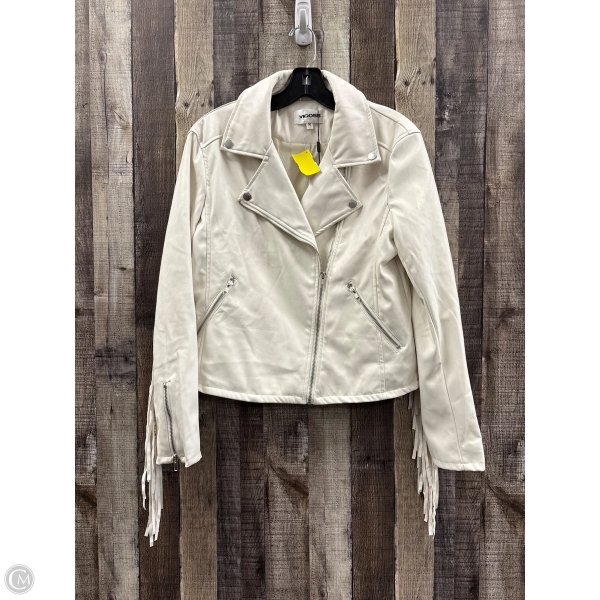 Jacket Other By Vigoss In Ivory, Size: M