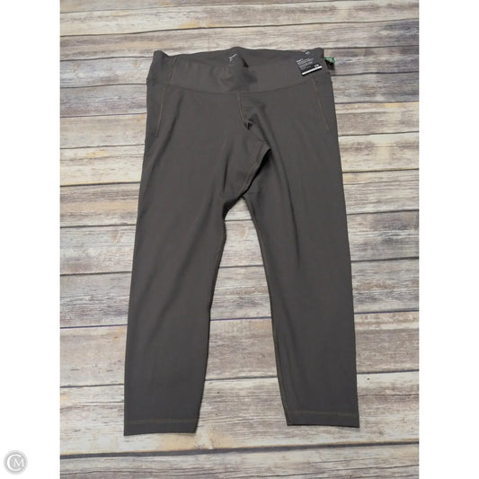 Athletic Leggings By Gapfit In Green, Size: Xxl