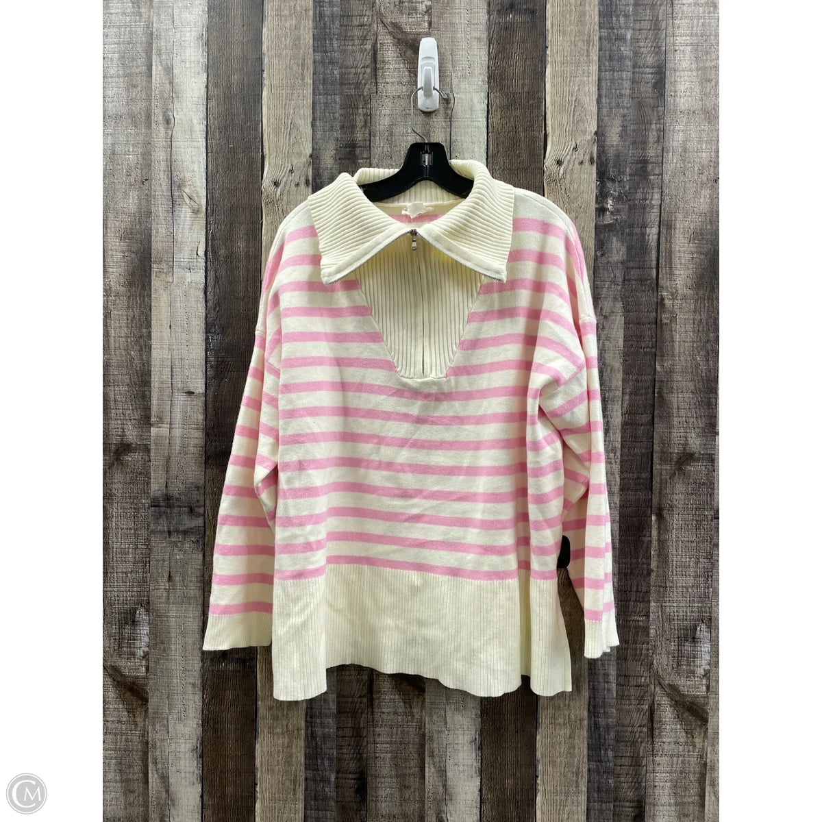 Sweater By Chicsoul In Striped Pattern, Size: 2x