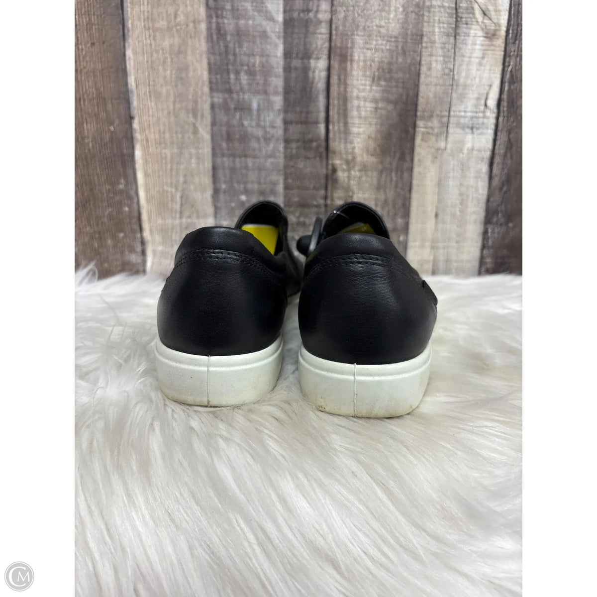 Shoes Flats By Ecco In Black, Size: 10