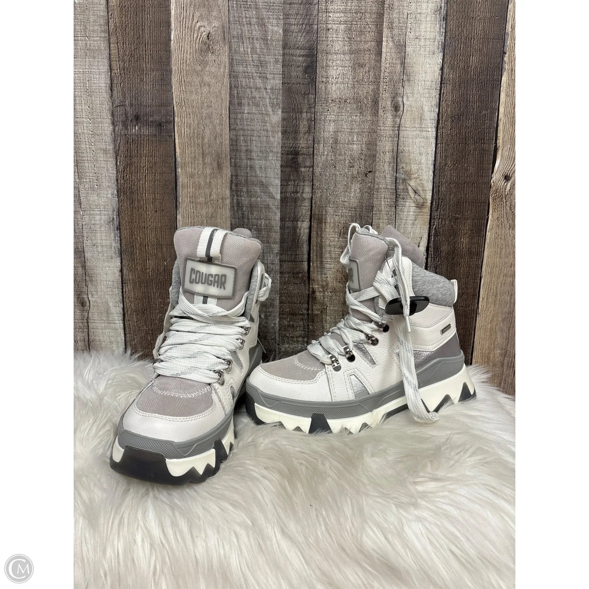 Boots Snow By Cme In White, Size: 9