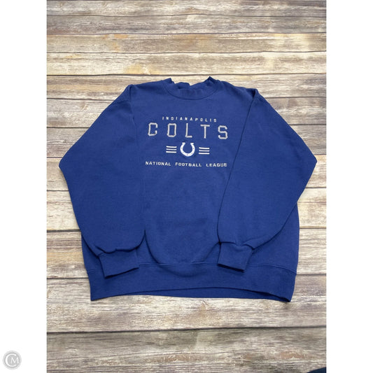 Sweatshirt Crewneck By Lee In Blue, Size: L