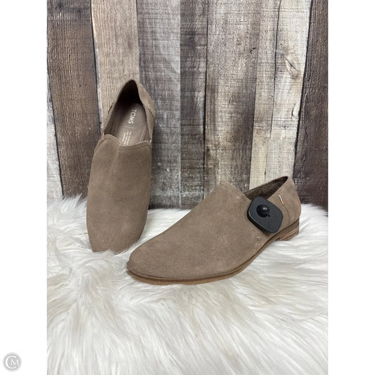 Shoes Flats By Toms In Taupe, Size: 10