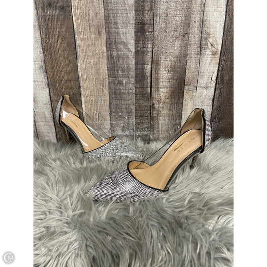 Shoes Heels Stiletto By Cme In Silver, Size: 7.5