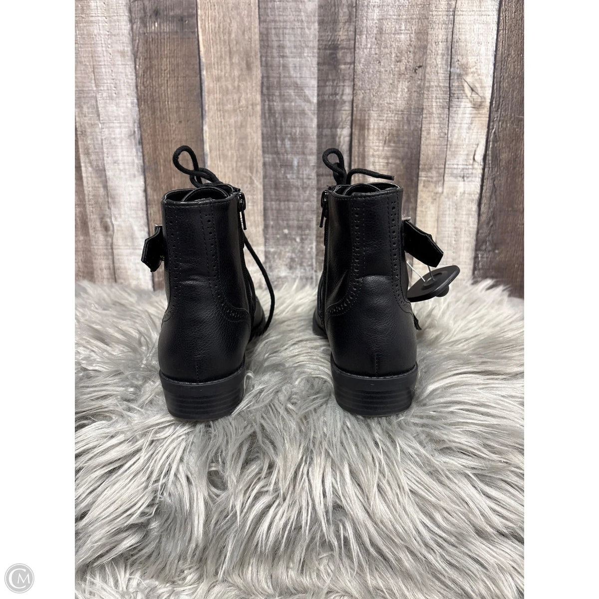Boots Combat By Unisa In Black, Size: 6