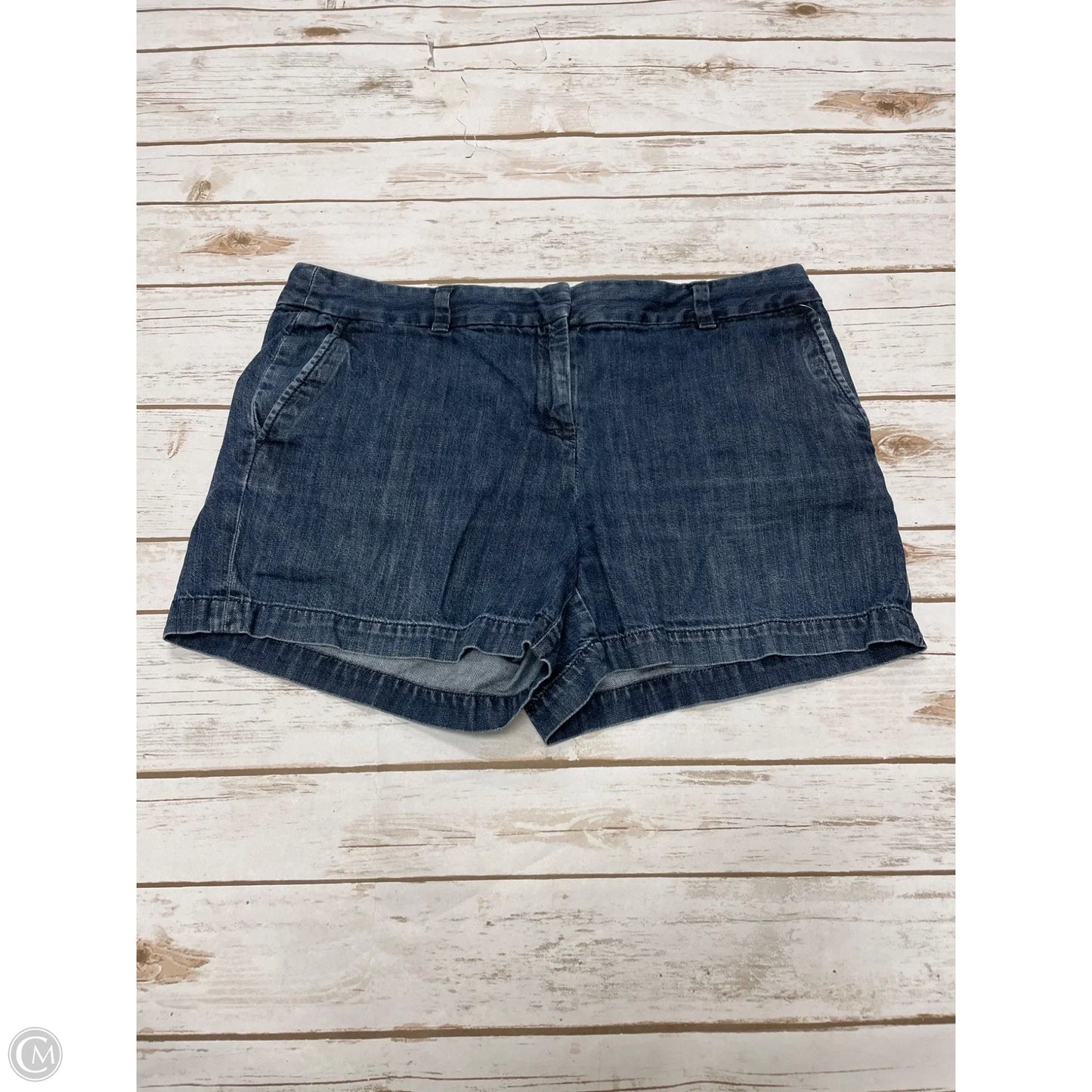 Shorts By Ann Taylor In Blue Denim, Size: 10