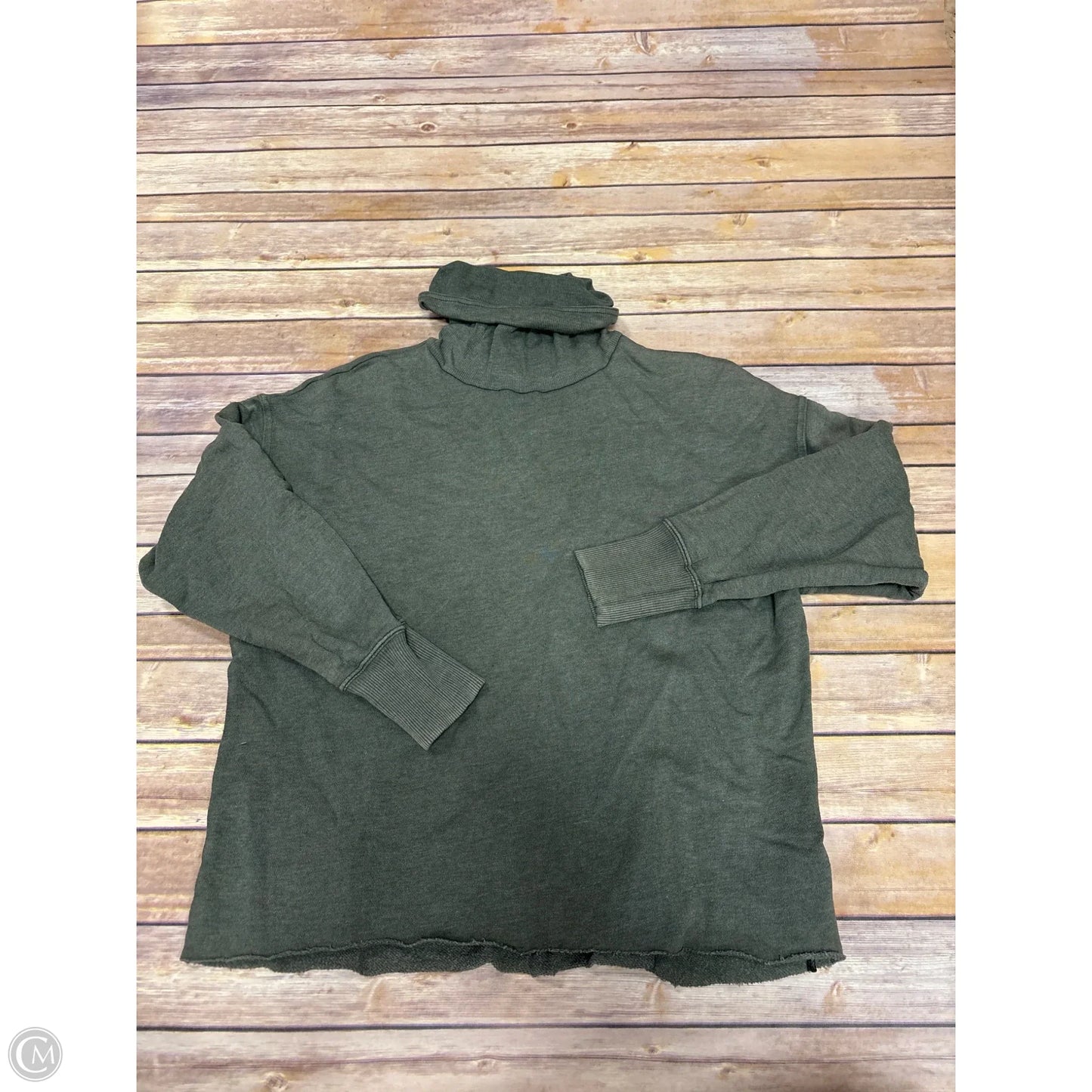 Sweatshirt Collar By Aerie In Green, Size: Xs