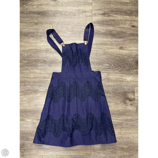 Dress Casual Short By Love Fire In Navy, Size: S