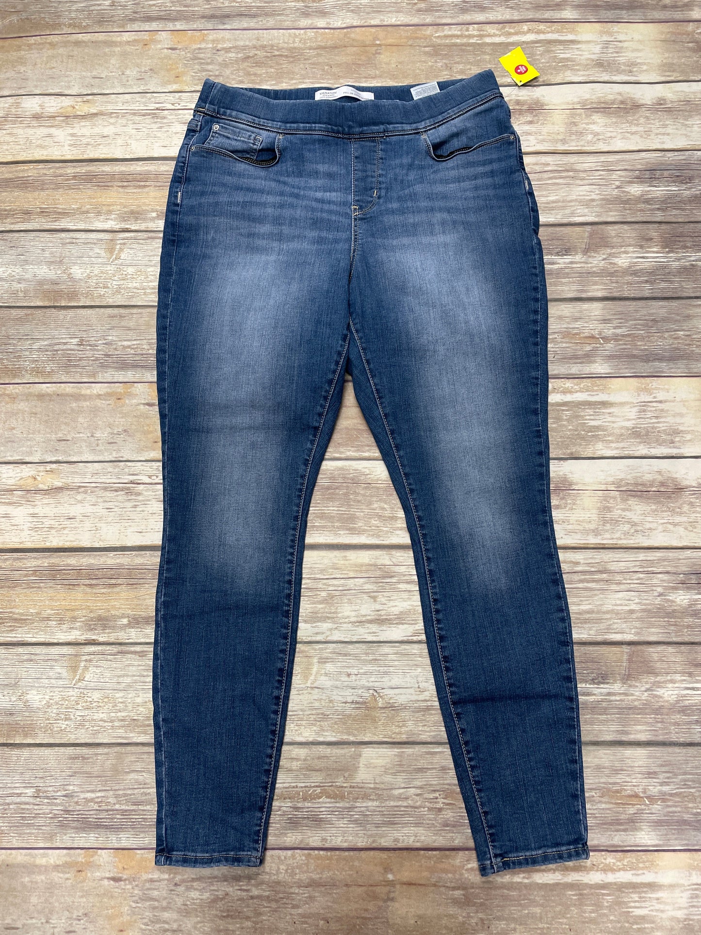 Jeans Jeggings By Levis In Blue Denim, Size: 16