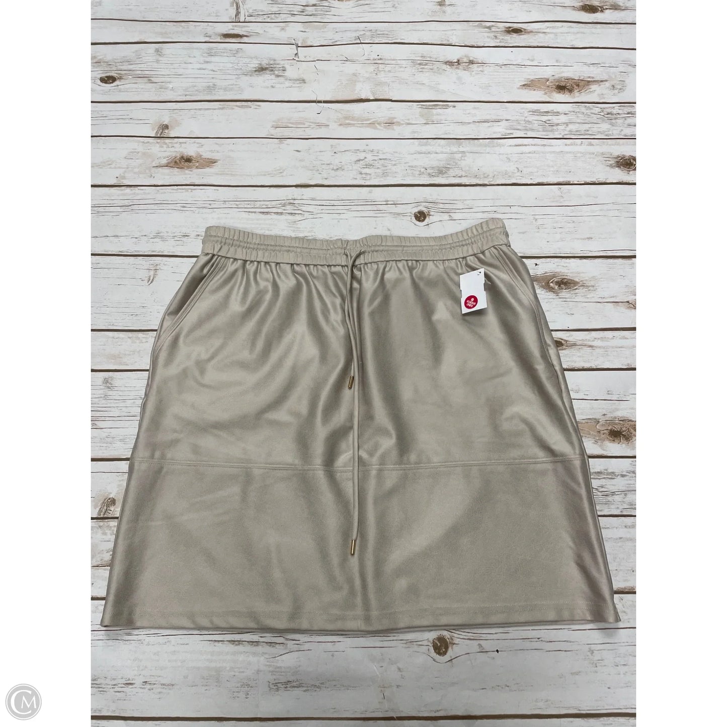 Skirt Mini & Short By Cme In Gold, Size: L