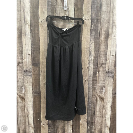 Dress Casual Midi By H&m In Black, Size: M
