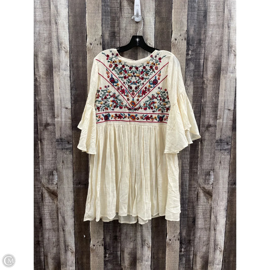 Dress Casual Short By Umgee In Beige, Size: M