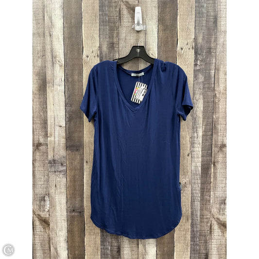 Top Short Sleeve By Emmas Closet In Blue, Size: S
