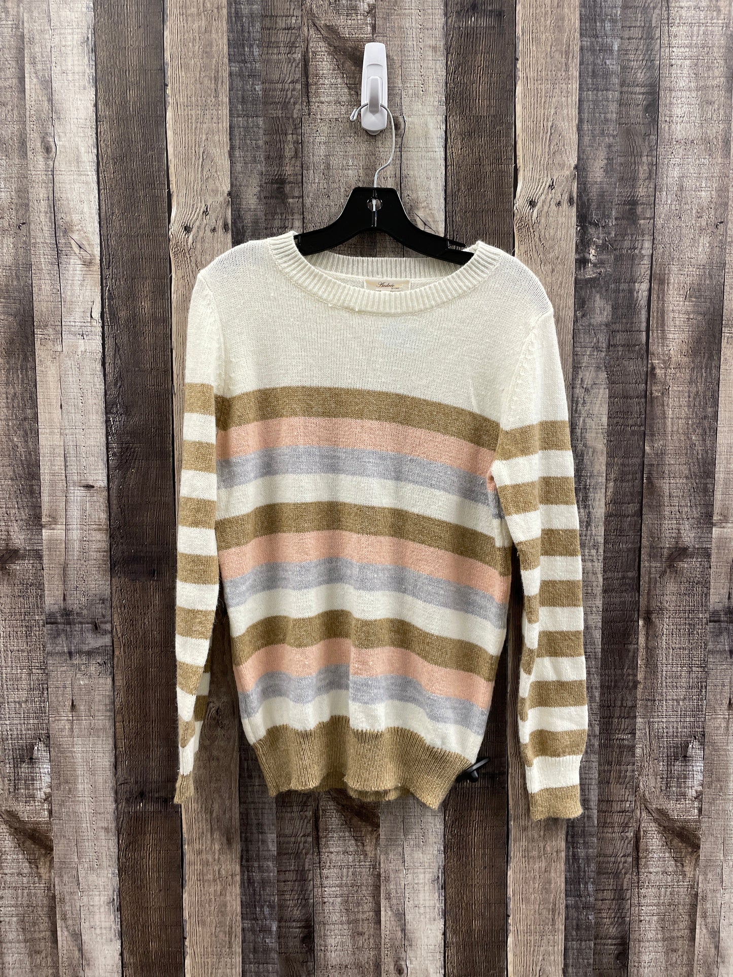 Sweater By Andree By Unit In Cream, Size: S