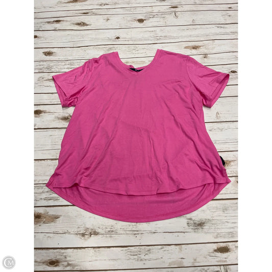 Top Short Sleeve Basic By Gap In Pink, Size: Xl