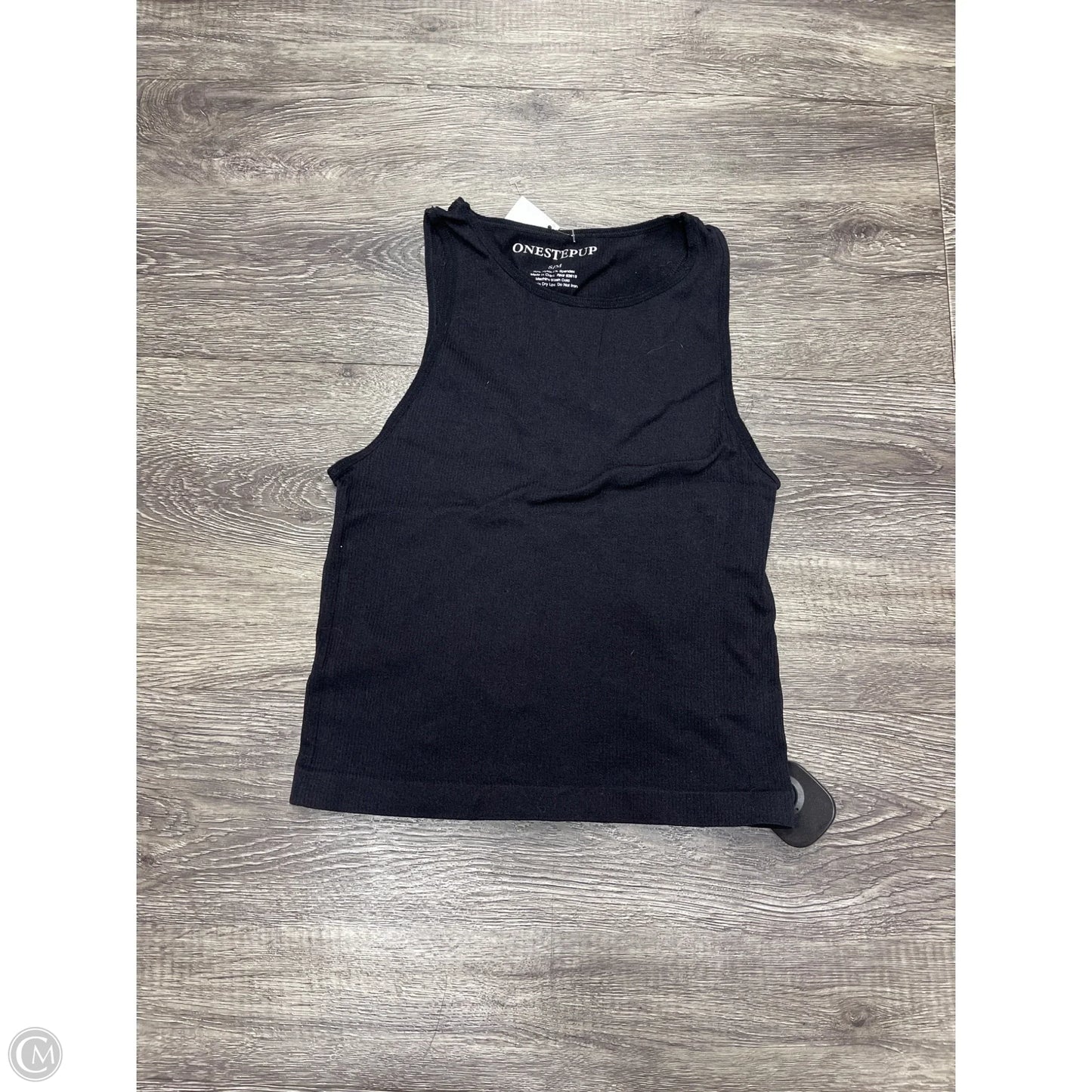 Tank Top By One Step Up In Black, Size: S