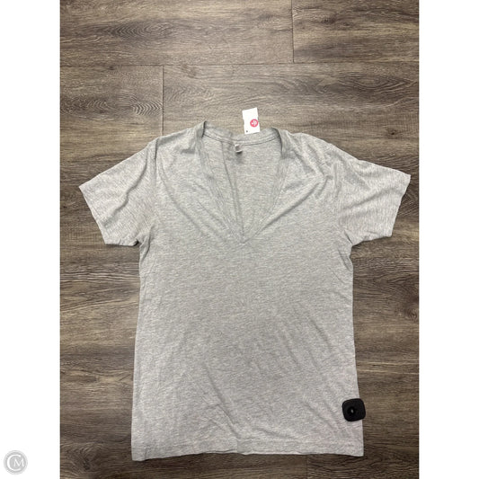 Top Short Sleeve Basic By Cme In Grey, Size: M