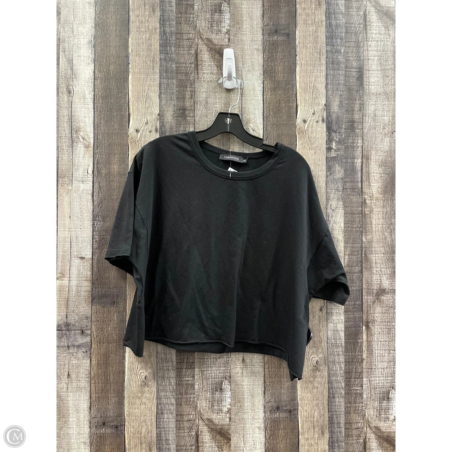 Top Short Sleeve Basic By Cme In Black, Size: Xl