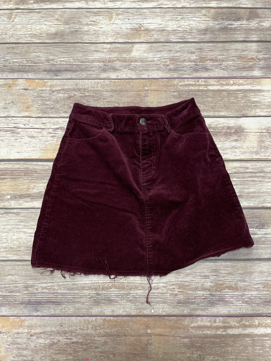 Red Skirt Mini & Short Forever 21, Size S