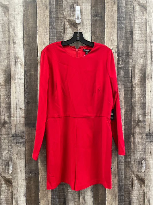 Red Romper Express, Size Xl