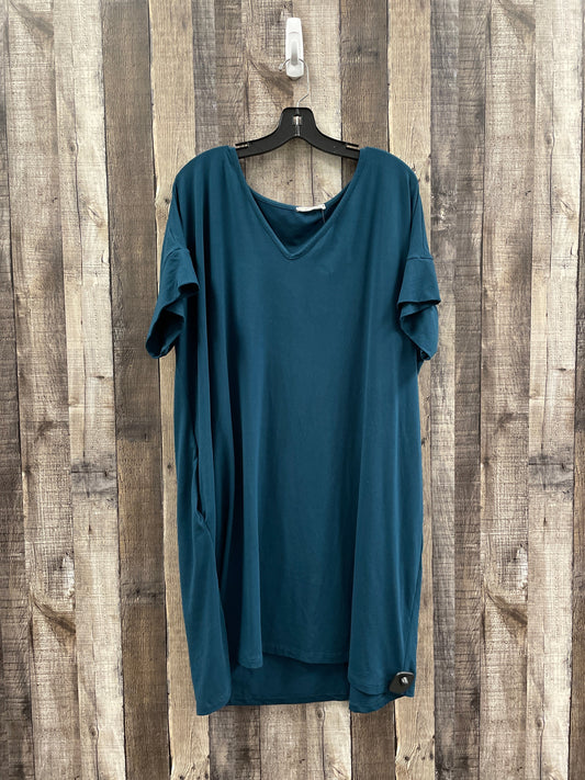 Blue Dress Casual Short Entro, Size 2x