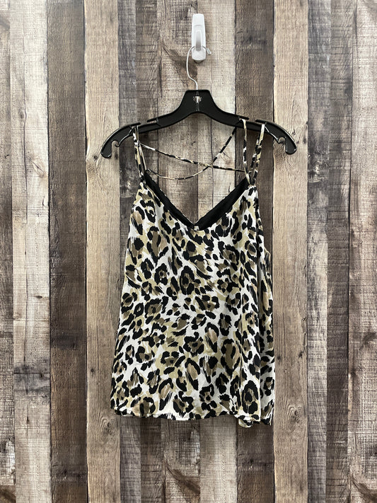 Animal Print Top Sleeveless Charming Charlie, Size Xl